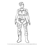 How to Draw Cassie Cage from Mortal Kombat