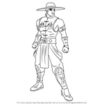 How to Draw Kung Lao from Mortal Kombat