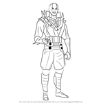 How to Draw Quan Chi from Mortal Kombat