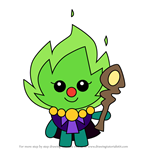 How to Draw Blaze from Moshi Monsters