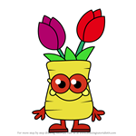 How to Draw Blossom from Moshi Monsters