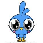 How to Draw Chirpy from Moshi Monsters