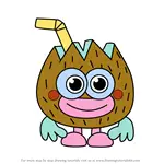 How to Draw CocoLoco from Moshi Monsters