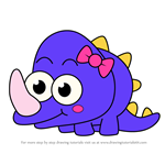 How to Draw Doris from Moshi Monsters
