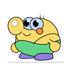 How to Draw Fuddy from Moshi Monsters