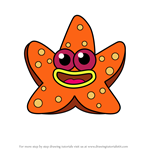 How to Draw Fumble from Moshi Monsters
