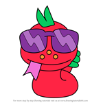 How to Draw Hissy from Moshi Monsters