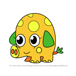 How to Draw Mr. Snoodle from Moshi Monsters
