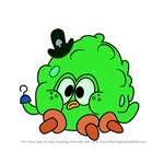 How to Draw Octopeg from Moshi Monsters