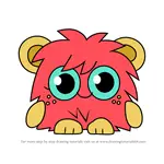 How to Draw Scarlet O_Haira from Moshi Monsters