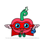 How to Draw Super Luvli from Moshi Monsters