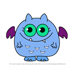 How to Draw Twaddle from Moshi Monsters