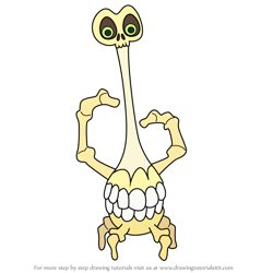 How to Draw Banjaw from My Singing Monsters