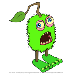 How to Draw Furcorn from My Singing Monsters
