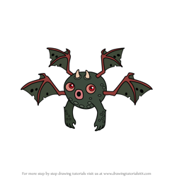 How to Draw Grumpyre from My Singing Monsters