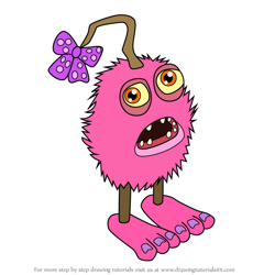 How to Draw Rare Furcorn from My Singing Monsters