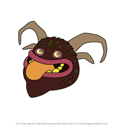How to Draw Rare Maw from My Singing Monsters