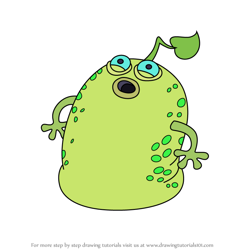 How to Draw Spunge from My Singing Monsters