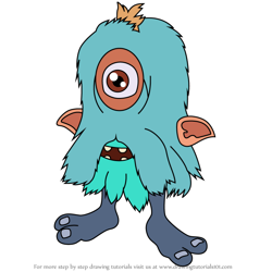 How to Draw Wynq from My Singing Monsters