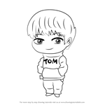 How to Draw Tom Guest from Mystic Messenger