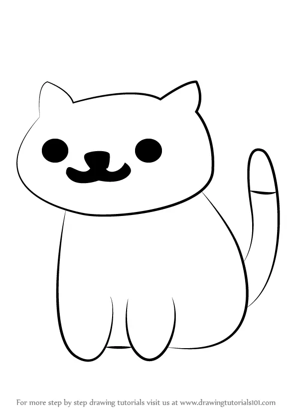 Learn How to Draw Pepper from Neko Atsume (Neko Atsume) Step by ...