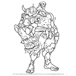 How to Draw Doomfist from Overwatch