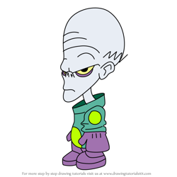 How to Draw Erwin from Pac-Man