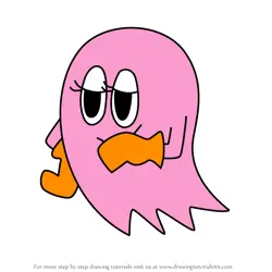 How to Draw Pinky from Pac-Man