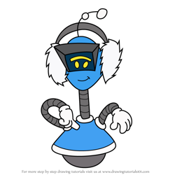 How to Draw Automated Snowflake Inspector from Pajama Sam