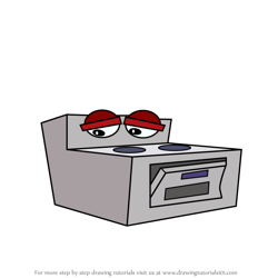 How to Draw Bake Master 5000 from Pajama Sam