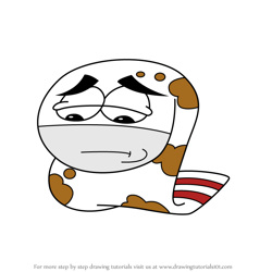 How to Draw Soiled Sock from Pajama Sam