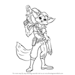 How to Draw Pip from Paladins