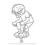 How to Draw Pogo Zombie from Plants vs. Zombies