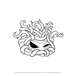 How to Draw Tangle Kelp from Plants vs. Zombies