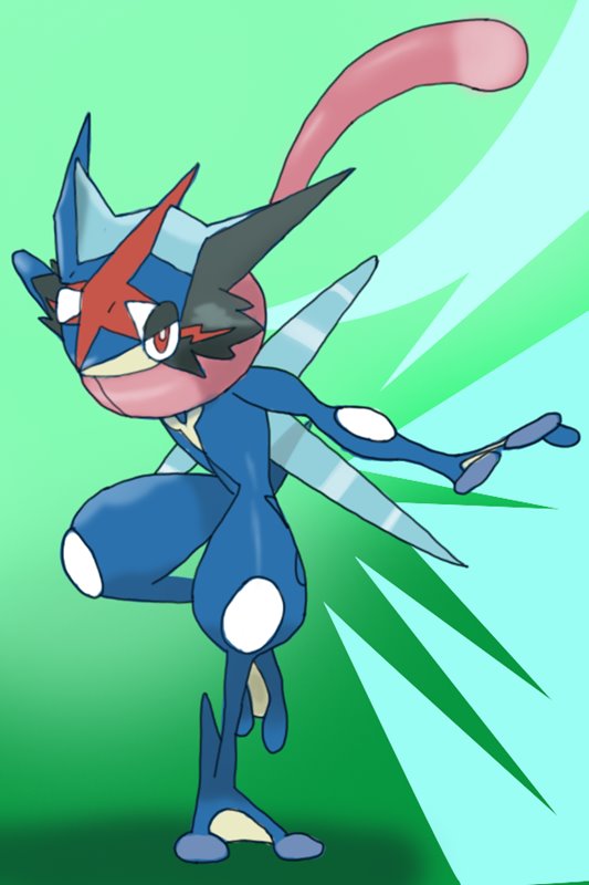 Learn How To Draw Ash Greninja From Pokemon Sun And Moon