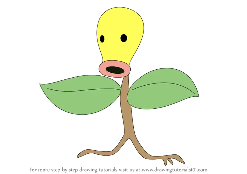 Learn How to Draw Bellsprout from Pokemon GO (Pokemon GO) Step by Step ...