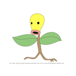 How to Draw Bellsprout from Pokemon GO