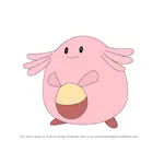 How to Draw Chansey from Pokemon GO
