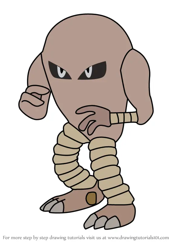 Hitmonlee from Pokemon GO with ProMarkers [Speed Drawing]