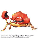 How to Draw Kingler from Pokemon GO