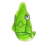 How to Draw Metapod from Pokemon GO