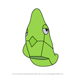 How to Draw Metapod from Pokemon GO