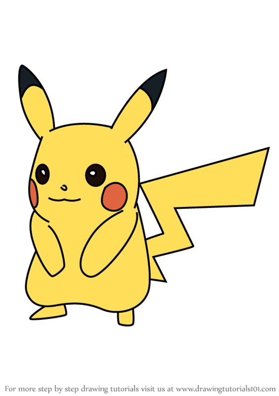 Learn How To Draw Pikachu From Pokemon Go Pokemon Go Step