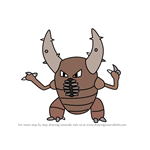 How to Draw Pinsir from Pokemon GO