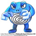 How to Draw Poliwrath from Pokemon GO