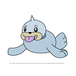 How to Draw Seel from Pokemon GO