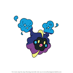 How to Draw Cosmog from Pokemon Sun and Moon