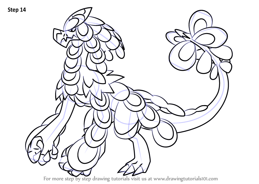 Learn How to Draw Kommo-o from Pokemon Sun and Moon (Pokémon Sun and