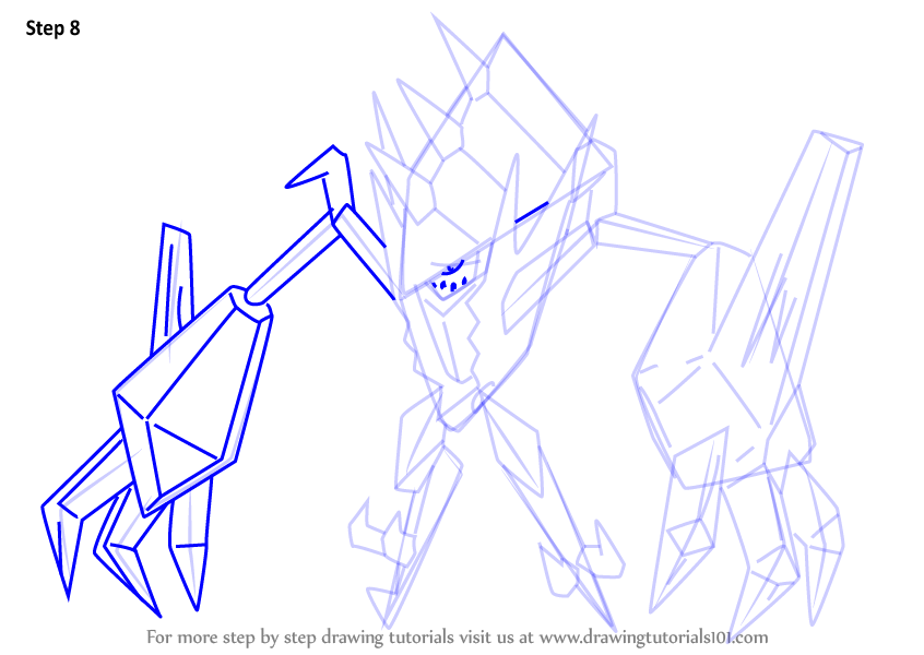 √ Necrozma Coloring Page : Dusk Mane Necrozma Coloring Page Free