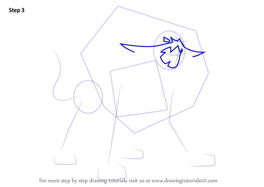 Learn How to Draw Solgaleo from Pokemon Sun and Moon (Pokémon Sun ...